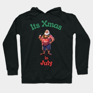 Santa Claus Christmas in July Hoodie